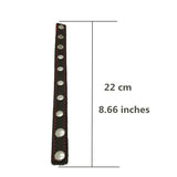 Cockring Cuir Réglable Riveté