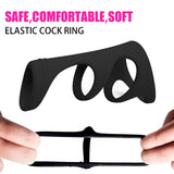Cockring 3 Anneaux Maintien Total