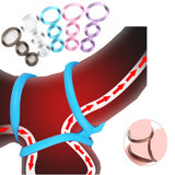 Triple Cockring Élastique
