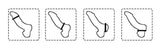 Cockring Silicone Noir Épais (Pack de 3)