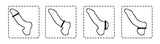 Cockring Silicone Triple Anneau (Pack de 3)