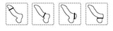 Cockring Silicone Blanc Absolu (Pack de 3)