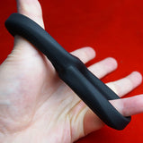 Cockring Silicone DoubleTug Noir
