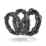 Cockring Texturé Crystal (Pack de 3)