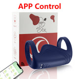 Cockring Vibrant Connecté Training – Bleu