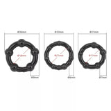Cockring Texturé Crystal (Pack de 3)