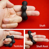 Cockring Perlé 3D Noir