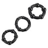 Cockring Texturé Crystal (Pack de 3)