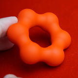 Cockring Perlé 3D Rouge