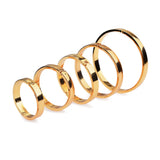 Cockring Métal Doré Éclat