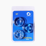 Cockring Silicone Cristal (Pack de 3)