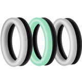 Cockring Silicone Bicolore Intense (Pack de 3)