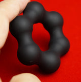 Cockring Perlé 3D Noir