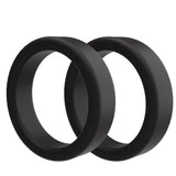 Cockring Silicone Noir Intense (Pack de 2)