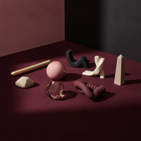 Photographie editoriale adulte minimaliste illustrant un guide pratique sur la masturbation masculine