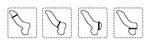 Cockring Silicone Bicolore Puissant (Pack de 2)