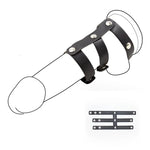 Cockring Cuir Ball Stretcher