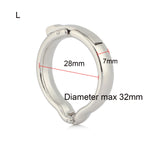 Cockring Métal Ajustable Argenté