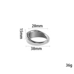 Cockring Métal CurveSteel 5 Tailles