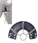 Cockring Cuir Pression