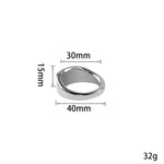 Cockring Métal CurveSteel 5 Tailles