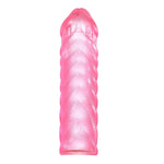 Gaine Cockring Extender Souple+ - Rose érotique