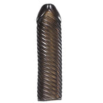 Gaine Cockring Extender Souple+ - Noir intense