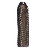Gaine Cockring Extender Souple+ - Noir intense