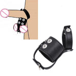 Cockring Cuir Testicules