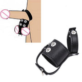 Cockring Cuir Testicules