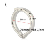 Cockring Métal Ajustable Argenté